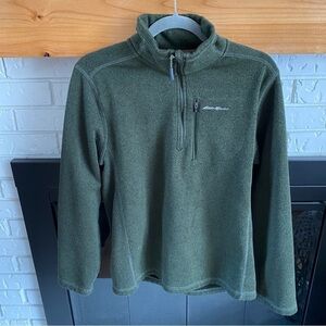 Eddie Bauer Mens Fleece Quarter Zip